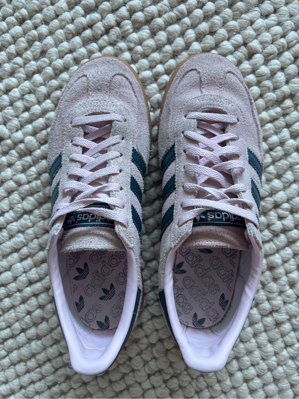 Adidas Women’s Pink Suede Gazelle Sneakers